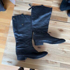 Sam Edelson Penny Leather Riding Boots 9.5